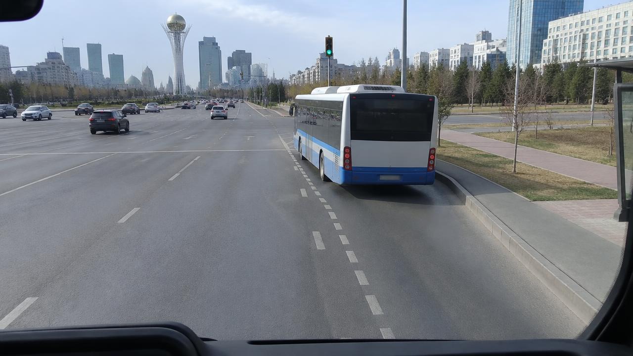 Кадр видеорегистратора без персональных данных